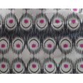 thumbnail image 4 of oneOone Georgette Viscose Fabric Peacock Feather Ikat Decor Fabric Printed BTY 42 Inch Wide, 4 of 4