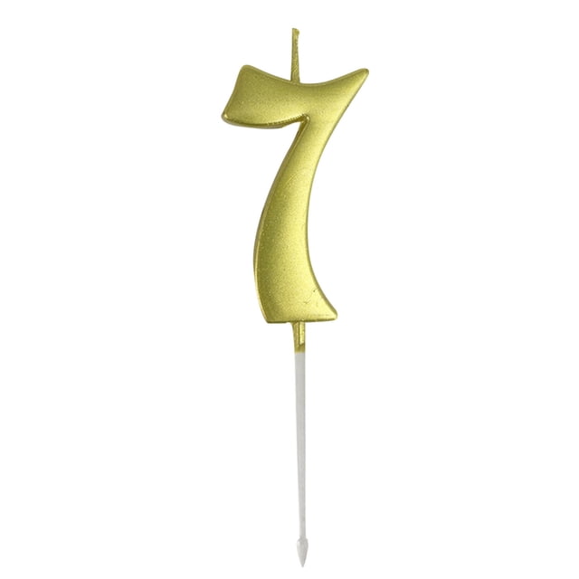 WIFKLSIIPG Bougie Chiffre d'Anniversaire Forme 3D Bougie d'Anniversaire Décoration Bougie Gâteau d'Anniversaire