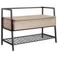 thumbnail image 1 of Sauder North Avenue Metal Storage Bench in Charter Oak, 1 of 14