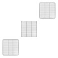 thumbnail image 4 of Transemion Portable Pet Playpen Panel Cage Fence Metal Guinea pig Wire dense black Grid 3Set, 4 of 6