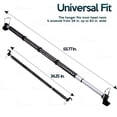 thumbnail image 4 of Car Clothes Hanger Bar- Zone Tech In-Car Expandable Clothes Bar - Classic Black Expandable Clothing Bar, 4 of 6