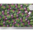 thumbnail image 3 of Soimoi Poly Georgette Fabric Floral & Leaves Tropical Fabric Prints by Yard 52 Inch Wide, 3 of 3