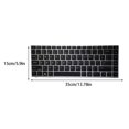 thumbnail image 3 of Silver Frame Laptop Mute Keyboard Sensitive Replace Parts Toetsenbord Slide Dust-proof Keypad Plug Plug and Play Replacement for HP Elitebook 840 G5 US, 3 of 8