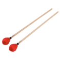 thumbnail image 3 of 1 Pair Marimba Mallets Medium Hard Yarn Head with Maple Handle for Percussion Playing MQ‑06Red, 3 of 14
