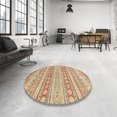 thumbnail image 3 of Ahgly Company Tapis d'Intérieur Rectangulaires Abstraits Rouille Rose Abstraits pour Aire, 2 Pieds x 5 Pieds, 3 of 6