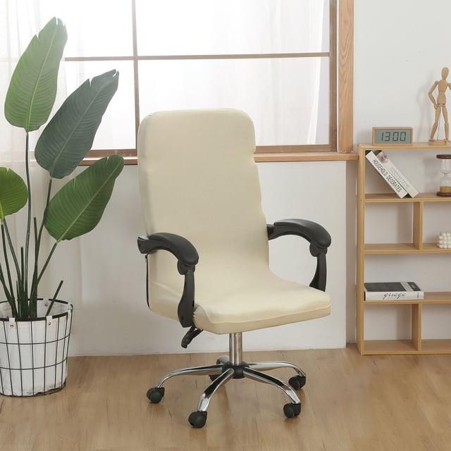 Meitianfacai Solid Color Brushed High Elastic Chair Cover Soft And Comfortable Chair Seat Cover -proof And Dirt- Chair Slipcover Suitable For Dining Chair