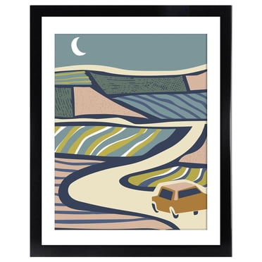 Hometrends Museum Poster Wall Frame with Hook 20x24in. Black