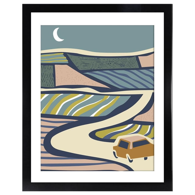 Hometrends Museum Poster Wall Frame with Hook 20x24in. Black