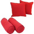 thumbnail image 1 of Blazing Needles Throw Pillows (Set of 4)-Red, 1 of 3