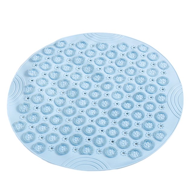 maskred Non Slips Shower Mats For Inside Shower - Stay Safe And Comfortable Machine Washable - Durable And Soft grey 30cm*30cm 1 light blue,1 66cm*66cm