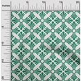 thumbnail image 2 of oneOone Cotton Poplin Green Fabric Mosaic Craft Projects Decor Fabric Printed By The Yard 56 Inch Wide, 2 of 5