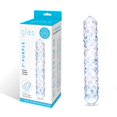 thumbnail image 4 of Glas Rose Nubby 7" Glass Dildo, Purple, 4 of 5
