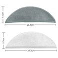 thumbnail image 3 of BUYISI pour Lydsto R5 / R5D Pièces de Rechange pour Aspirateur Robot et Vadrouille Chiffon de Vadrouille 10 Pcs-Blanc, 3 of 6