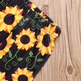 thumbnail image 3 of PENGXIANG 2 Pcs Children Set Flared Long Sleeve Top Elastic Flower Print Long Pants 1-6 Years, 3 of 6