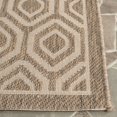 thumbnail image 2 of Safavieh Courtyard Brown Indoor Outdoor Rug - 4' x 5'7", 2 of 5