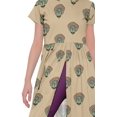 thumbnail image 4 of Moomaya Robe Kurti Longue Indienne Imprimée en Coton Tunique Robes pour Femmes, 4 of 5