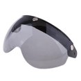 thumbnail image 4 of Almencla Motorcycles Scooter 3/4 Open Face Helmet Flip Up Visor with Grey Mirror Lens, 4 of 6