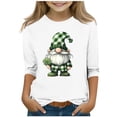 thumbnail image 2 of RXMEKW Chemise de Noël pour Garçons, Haut Imprimé pour la Saint-Patrick pour Enfants avec Manches 3/4, 2 of 6