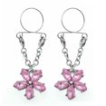 thumbnail image 1 of SNNROO 2X Sexy Adjustable Nipple Rings Non-Piercing Clip On Dangle Fake Nipplerings-08, 1 of 6