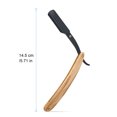 thumbnail image 3 of Yeacher 1PC Traditional Manual Shaver Professional Straight Edge Stainless Steel Sharp Barber Razor Folding Shaving Shave Beard for Men Barber Male Home Use Shaving Tools(Without Blade), 3 of 7