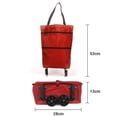 thumbnail image 4 of Labymos B11-46 Shopping Trolley Bag Portable multi-function Oxford Folable Tote bag Shopping Cart Reusable Grocery, 4 of 8