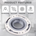 thumbnail image 3 of Toilet Flange Repair Kit, Toilet Flange Easy To Use  For Home, 3 of 8