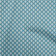 thumbnail image 1 of oneOone Cotton Poplin Medium Blue Fabric Geometric Sewing Craft Projects Fabric Prints By Yard 42 Inch Wide, 1 of 5