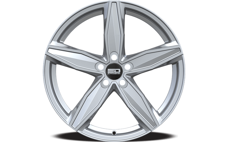 4 x jantes Euro Design Berlin en alliage Argent de 17x7.5 pouces