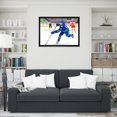 thumbnail image 2 of Frameworth Quinn Hughes 20x29 Toile Encadré Canucks, 2 of 9