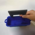 thumbnail image 4 of Oleegame 2 Pcs Plateaux de Pique-Nique pour Aliments Doublures de Gobelet à Graisse en Silicone Réutilisables Doublures de Poêle à Égouttement Gril Plaque de Cuisson Gobelet à Graisse Arrière Doublure de Récupérateur de Graisse Rouge, 4 of 9