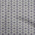 thumbnail image 1 of oneOone Rayon Purple Fabric Asian Block Sewing Craft Projects Fabric Prints By Yard 56 Inch Wide, 1 of 4