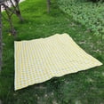 thumbnail image 4 of TIELUTT Nappe à Carreaux Huile Usage Intensif Essuyage Napperons de Table à Manger pour 4 Ensemble de Table à Manger pour 4 Ensemble de Salle à Manger Table et 4 Chaises Napperons Ronds d'Automne Napperon de Table pour Bébé d'Intérieur pour Table Ronde, 4 of 4