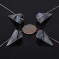 thumbnail image 3 of Angelstones Natural Labradorite Gemstone Rock Crystal Hexagonal Pointed Reiki Chakra Pendant Pendulum, 3 of 3