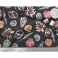 thumbnail image 3 of Soimoi Cotton Voile Fabric Colorful Shells Ocean Fabric Prints By Yard 42 Inch Wide, 3 of 3