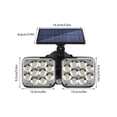 thumbnail image 2 of EGNMCR Solar Lights Outdoor, Outdoor Lights, Solar Pathway Lights Outdoor Solar Light Wall Light Motion Sensor Outdoor Light Regulating Light Solar wall lamp, 2 of 6