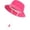 Hot Pink, variant on Kids Sun Hat Toddler Girls Summer Solid Sun Hat with Upf 50+ Outdoor Adjustable Beach Hat with Wide Brim Bucket Hat Chapeau Bébé Fille Blue 6 Months-12 Months