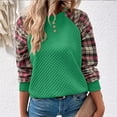 thumbnail image 2 of Sentmoon Manteau de Planche à Neige Grande Taille Chandails pour Femmes Manches Longues Col Rond Manteau d'Hiver pour Femmes Automne et Hiver Extensible et Flexible pour Temps Froid et Neigeux Vert m, 2 of 9