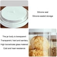 thumbnail image 4 of COFEST Push-button Storage， High Borosilicate Glass Sealing Jar Candy Jar Storage Jar Jar Coffee Jar Cereal Jar Transparent Glass Jar Storage， Drop Clear, 4 of 8