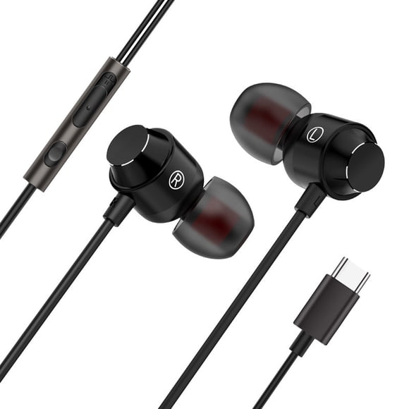 Daisyyozoid Vente en Gros Type-C USB-C Écouteurs Intra-Auriculaires Casque Casque Écouteurs avec Micro à Commande Filaire