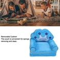 thumbnail image 3 of Cartoon Lounger Sofa Princess Toddler Sofa for Kids, Foldable Sofa Bed, 3 of 8