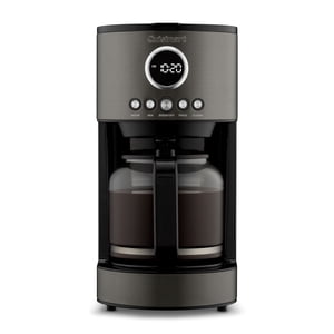 Cuisinart DCC‑1220BKSC 12‑Cup Programmable Drip Coffee Maker, Black Stainless Steel