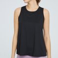 thumbnail image 2 of Timegard Womens Yoga Tops Workout Tops Round Neck Sleeveless Open Back Running Gym Activewear Tank Tops, 2 of 7