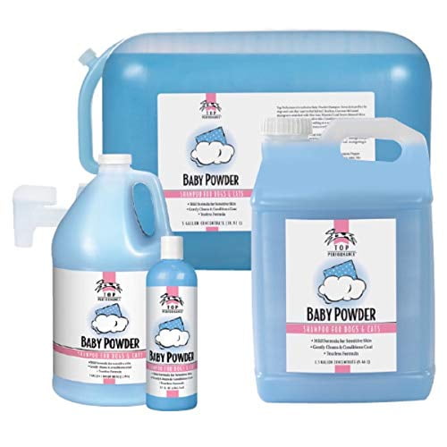 Baby Powder Pet Shampoo Gentle Sensitive Mild Fomula Dog Cat Grooming Bathing (17oz)