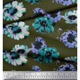 thumbnail image 2 of Soimoi Rayon Fabric Flower Artistic Print Fabric by The Yard 42 Inch Wide, 2 of 3