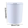 thumbnail image 3 of HOARBOEG Household Multifunctional Intelligent Induction Desktop Car Garbage Bin Storage Box, 3 of 3