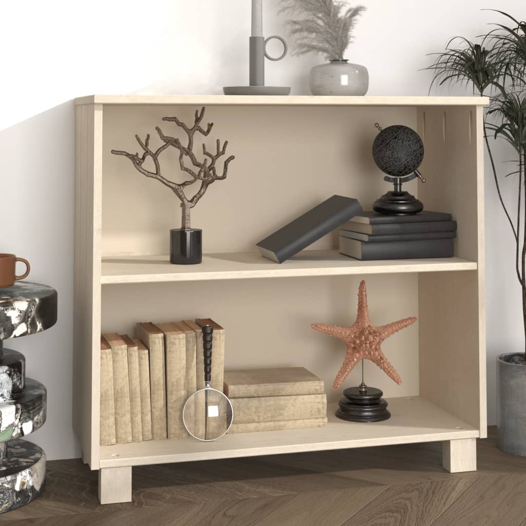 vidaXL Sideboard HAMAR Honey Brown 85x35x80 cm Solid Wood Pine