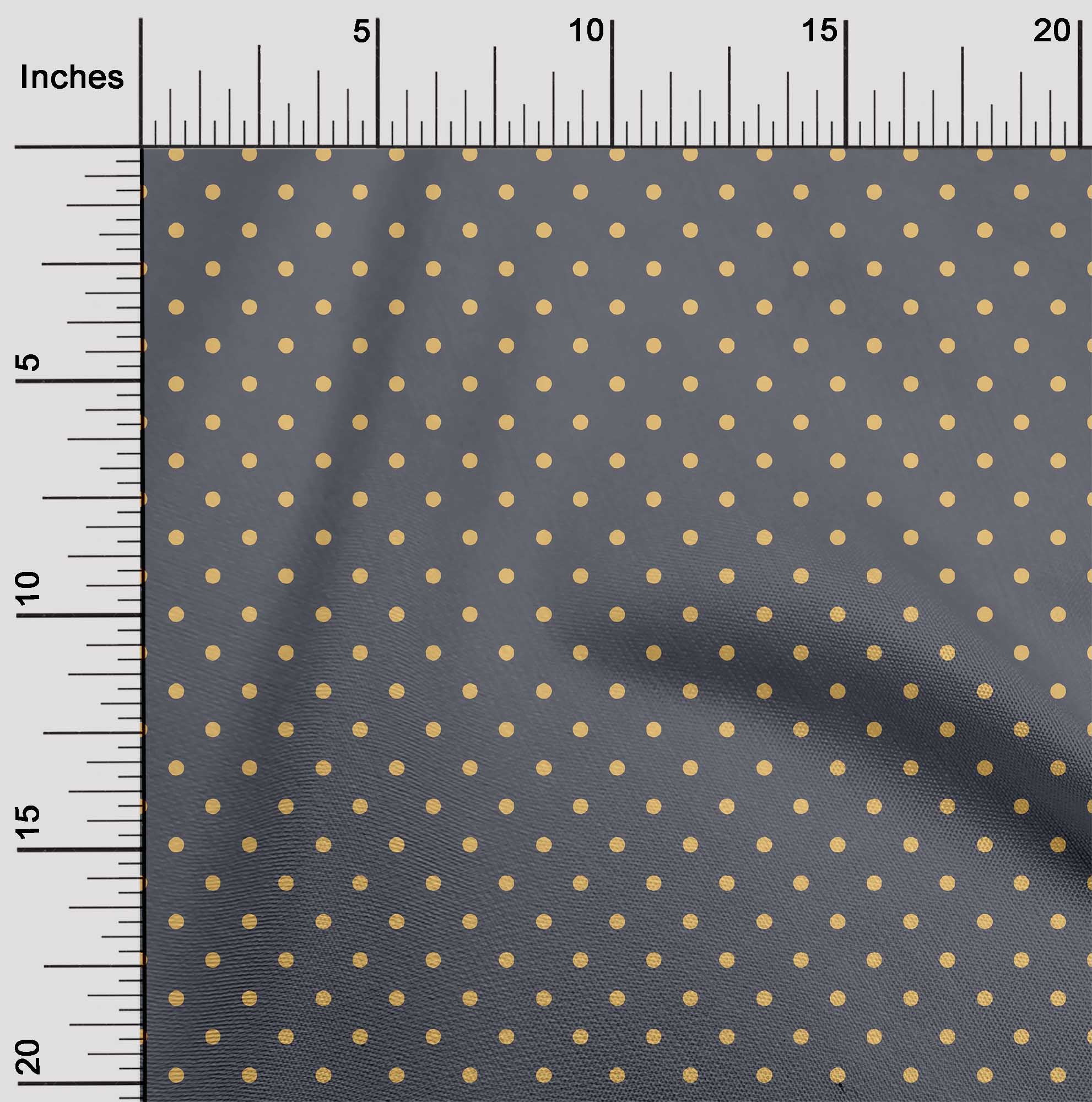 oneOone Cotton Cambric Fabric Polka Dots Decor Fabric Printed BTY 56 Inch Wide