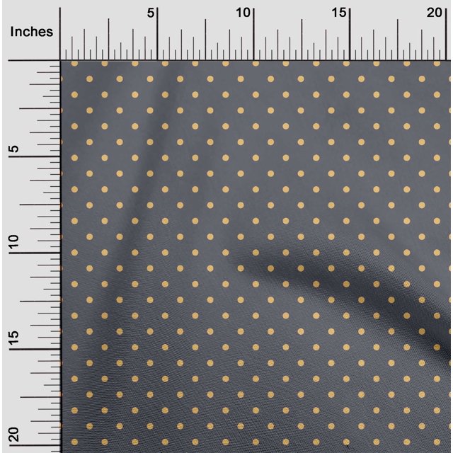 oneOone Cotton Flex Fabric Polka Dots Print Fabric BTY 40 Inch Wide
