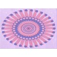 thumbnail image 1 of Ahgly Tapis Rectangulaire Lavable en Machine Intérieur Transitionnel Orchidée Violet, 8 Pieds x 10 Pieds, 1 of 7