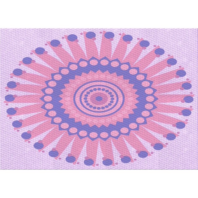 Ahgly Tapis Rectangulaire Lavable en Machine Intérieur Transitionnel Orchidée Violet, 8 Pieds x 10 Pieds